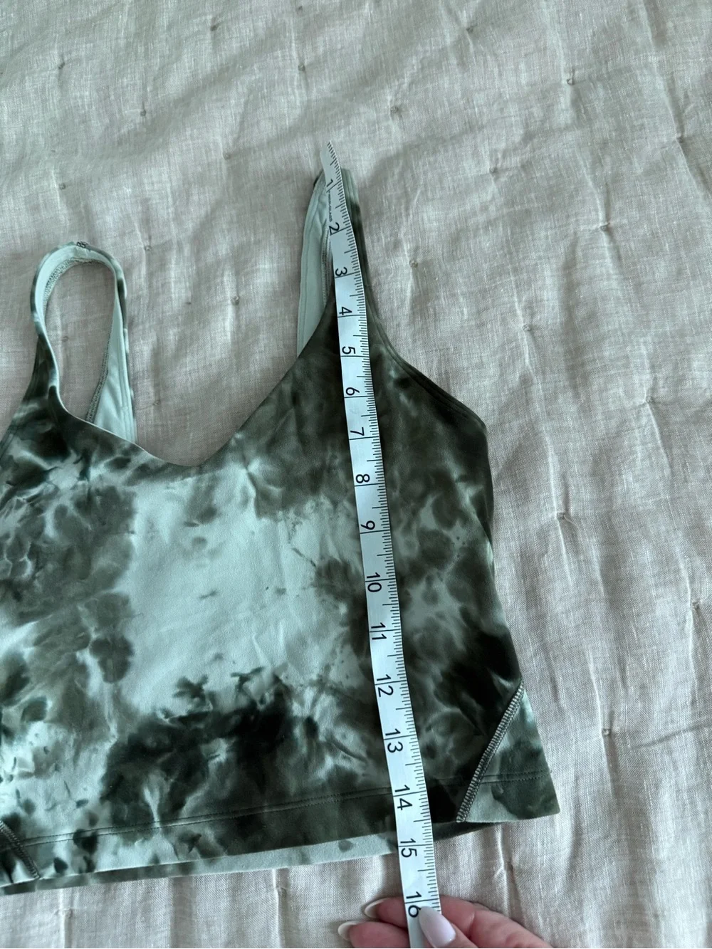 Lululemon Align Tank in Green Tie Dye Size 4